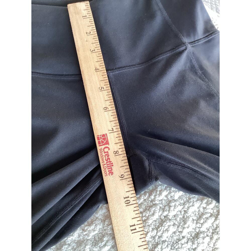 Athleta salutation legging 7/8 tights cut‎ out  black womens size xs - Picture 10 of 11